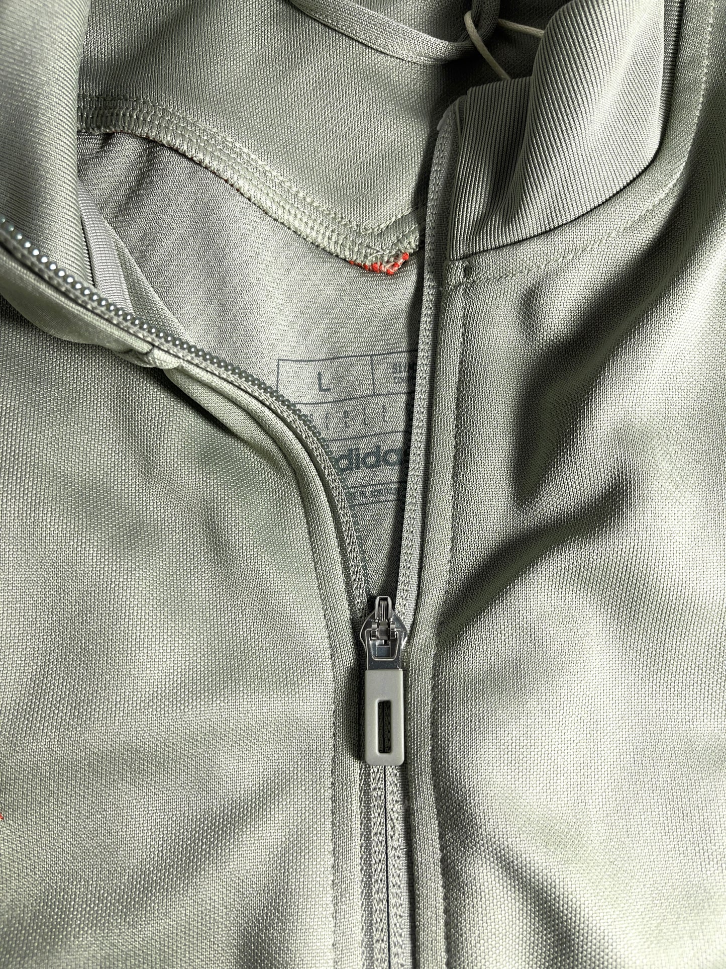 jacket zipper close up