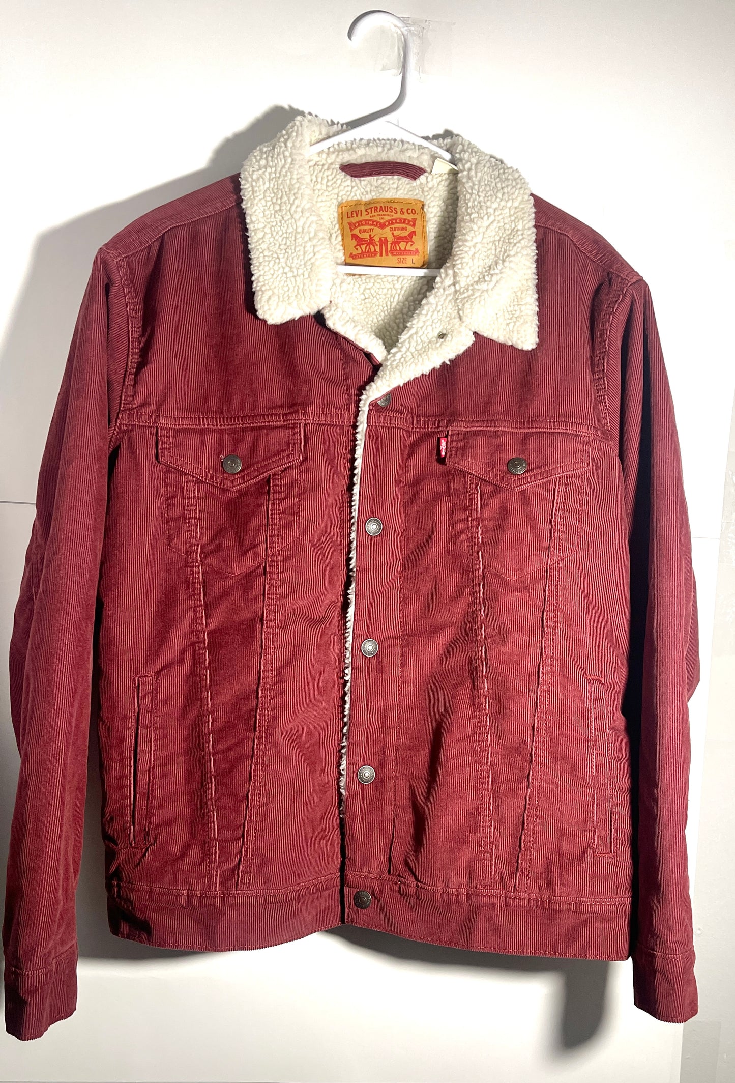 Levi corduroy button up jacket