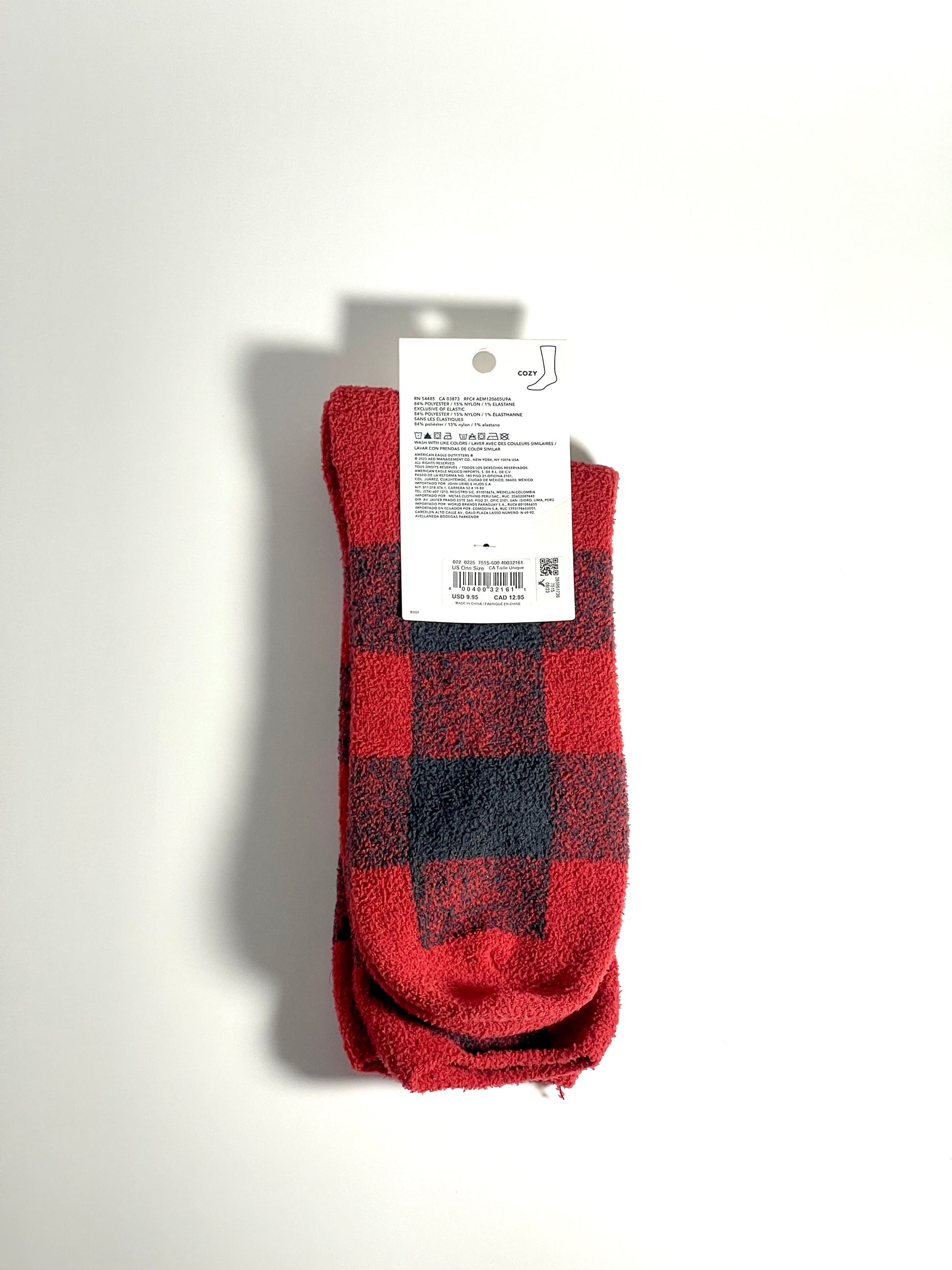 back of, winter cozy sock 